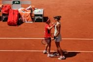 2023 French Open - Ons Jabeur congratulates Haddad Maia after QF loss